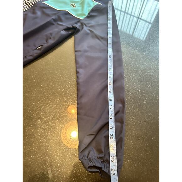 Lacoste Youth Track Suit Jacket Size 14 Full Zip Navy Blue Colorblock - Picture 5 of 10